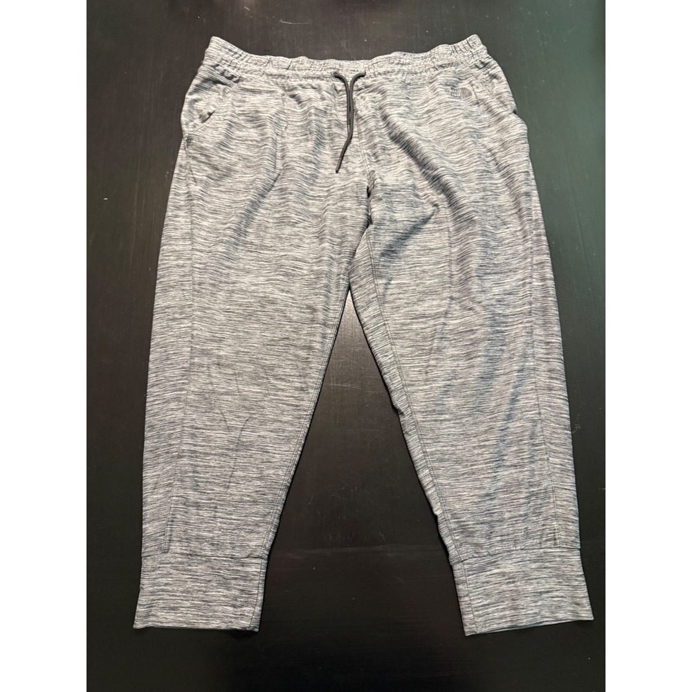The North Face Womens Grey Space Dye Joggers Athletic Pants XL Regular